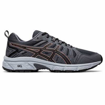 Asics Gel-Venture 7 - Naisten Juoksukengät - Syvä Harmaat/Pinkki Kultaiset